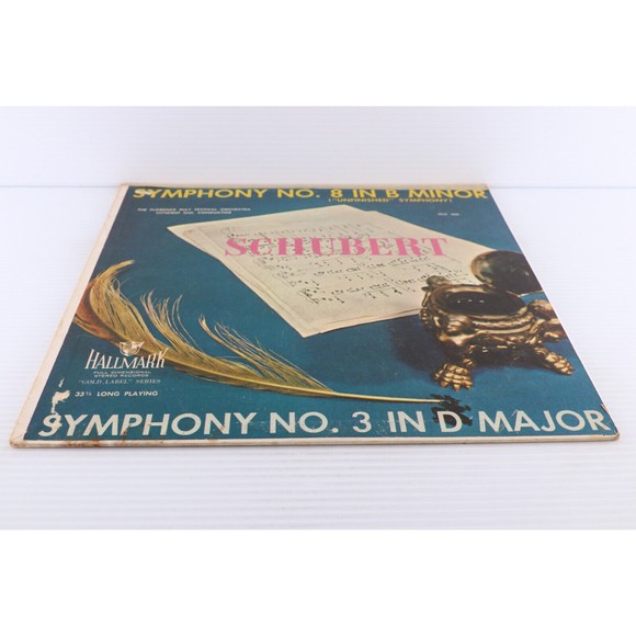 Schubert, Symphony No. 8 In B Minor, No. 3 In D Major LP Record Hallmark HLG 506 - Picture 4 of 16
